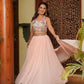 Beachy Peach Lehenga set