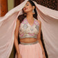 Beachy Peach Lehenga set