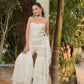 Pearl White Sharara Set