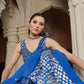 Dazzling Blue Drape Saree